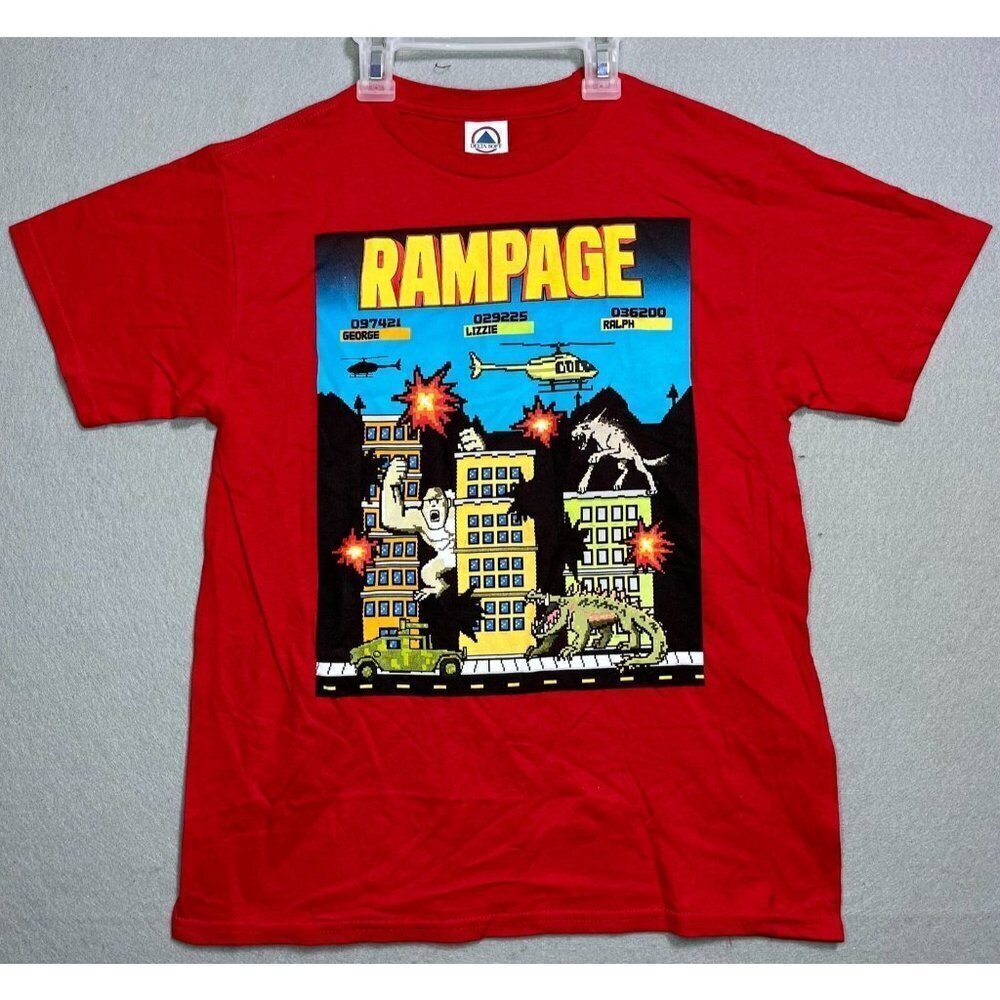 Rampage Theme Kids Shirt Medium Red Youth Kids, Cute, Great Present